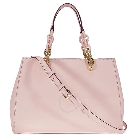 michael kors cynthia saffiano leather satchel soft pink